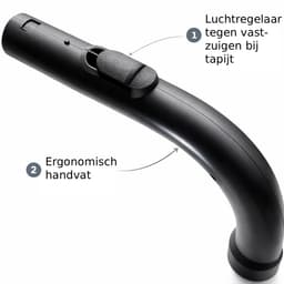 Pistoolgreep en zuigbuis set geschikt voor Miele C2 C3 S500 S600 S4 S5 35MM - Stofzuigerhandvat - Ergonomisch ontwerp — thumbnail 4