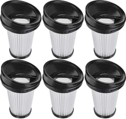 Zes vervangende HEPA-filters geschikt voor de Grundig VCH9829 VCH9832 VCH9630 VCH9631 VCH9632 VCH9629 2-in-1 draadloze handstofzuigers. — thumbnail 1
