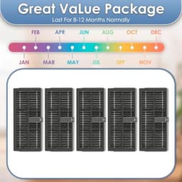 PromoHome 5 HEPA Filters Geschikt voor X40 Ultra, L10s Pro Ultra Heat, X30 Ultra, L10s Ultra Gen 2, Mova P50 Ultra, P50 Pro Ultra en P10 Pro Ultra — thumbnail 4