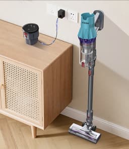 Viashi™Flexclean Steelstofzuiger Draadloos - 300W - Kruimeldief - Opzetstukken - Stofzuiger 35kPa zuigkracht - Zonder zak op accu - CleanDetect — thumbnail 3