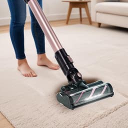 AG4200 Steelstofzuiger Draadloos – 2 Accu’s – 90 Min Stofzuigen – Krachtige Stofzuiger Zonder Zak – Geschikt voor Dierenharen – 2-in-1 Kruimeldief – Compact & Lichtgewicht – Rose Gold — thumbnail 5