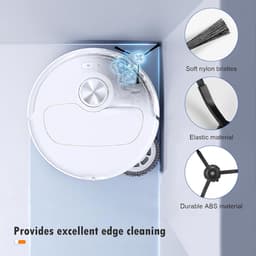20-delig accessoireset geschikt voor Roborock Qrevo Master/Qrevo Slim robotstofzuiger - 2 rubberen hoofdborstels, 6 stofzakken, 4 HEPA-filters, 4 schoonmaakdoeken, 4 zijborstels — thumbnail 2