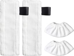 Geschikt voor 4 stuks vervangende microvezel dweildoeken met pads, geschikt voor Karcher EasyFix stoomreiniger SC2 SC3 SC4 SC5 accessoires-Belle's product — thumbnail 1