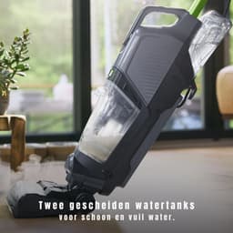 DYNA® Steelstofzuiger met snoer - Steelstofzuiger - Stofzuiger - Grijs/Groen - ‎25cm x 27cm x 112cm — thumbnail 4