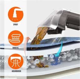 Core® Tapijtreiniger machine - Tapijtreiniger - Tapijtreiniger apparaat - Grijs - ‎15cm x 28cm x 15cm — thumbnail 4