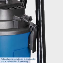 Nat-droogstofzuiger - Multifunctionele zuiger - Vloeren reinigen - 17000 Pa zuigkracht - 16 liter reservoir - Blauw — thumbnail 4