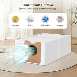10 Stuks stofzakken geschikt voor Eufy Omni C20, C10 robotstofzuigers - Stofzuigerzakken - vervangende accessoires met grote capaciteit — thumbnail 5