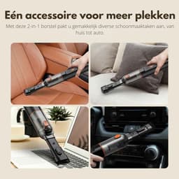 ElevateCommerce – Draadloze Auto Stofzuiger 6500Pa met Blaasfunctie | 2-in-1 Handstofzuiger voor Auto & Interieur | Oplaadbaar & Compact — thumbnail 3