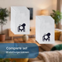Stofzuigerzakken - Geschikt voor Miele GN, classic C1 complete C2/C3 - 10 stuks - inclusief 1 filter — thumbnail 2