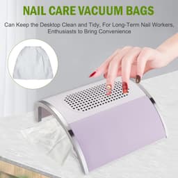15 Stuks Niet-geweven Nagelstofafzuigcollector, Reinigingsgereedschap, Nagelstofzuigerzak, Enkele Ventilator Nagelstofafzuigzak Manicure Gereedschapaccessoire — thumbnail 1