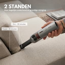 RYER Kruimeldief - Draadloze Handstofzuiger - 120W - 30 Min Accuduur - HEPA-filter - Voor Zuigen, Blazen, Oppompen & Vacuümopslag - Incl. 5 Opzetstukken — thumbnail 3