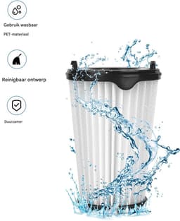 TuseRxln Stofzuigerfilters – HEPA – Geschikt voor meerdere modellen – 6 stuks – Wit — thumbnail 5