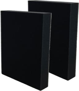 Multaparts® sponsfilter geschikt voor AEG LX7, LX8 series - set van 2 stuks - | Alternatief voor origineel 1184255014 | Afmetingen 16,3 x 12,5 x 2,9 cm — thumbnail 1