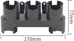 Ophangsysteem geschikt voor Dyson V7 V8 V10 V11 - Accessoire Houder - Voor 5 opzetstukken - Wandhouder Accessoires onderdelen - Muurbeugel - Muurhouder - Docking station - Onderdelen - Voor Steelstofzuiger — thumbnail 2