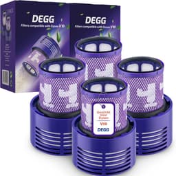DEGG® - Hepa Filter Geschikt voor Dyson V10 - Wasbaar - Vervangt Dyson V10 Filter - Onderdelen - Duurzaam - Premium Kwaliteit - 4 STUK(S) — thumbnail 1