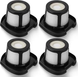 Geschikt voor 4 stuks 2579 vervangende filters voor handstofzuigers, geschikt voor Bissell Pet Hair Eraser lithium-ion handstofzuigerfilters 2390, 2389, 2390A en 2284W. Vervangt 1614212, 1614203 en 1614204. — thumbnail 1