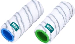 Sillar, 2 x rollers, geschikt voor elektrische mop Karcher FC7, FC3, FC5, van microvezel, vervangende rollen voor Karcher 2.055-007.0, 2.055-006.0, herbruikbaar — thumbnail 1