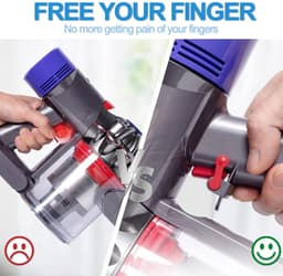 Trigger Lock Geschikt Voor Dyson Aan Uit Knop V15 / V11 / V10 / V8 / V7 / V6 - Schakelaar Vergrendeling - Handige Accessoires En Onderdelen Steelstofzuiger - Handgreep Clip - Vergrendeling Switch Button Trigger - Onderdelen Steelstofzuiger - 2 Stuks — thumbnail 5
