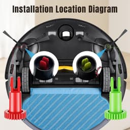 Robot Stofzuiger Accessoire Onderdelen - Zijborstel Motor Snap Gear geschikt voor ECOVACS DEEBOT OZMO 950/920/N5/N8 T5/T9/T8 - 1 rode versnellingsbak, 1 groene versnellingsbak — thumbnail 3