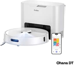 Ohana DT - Redkey R10 - Robotstofzuiger Met Dweilfunctie - Robotstofzuiger Met Laadstation - Robot Stofzuiger - 4000Pa Zuigkracht - Wit — thumbnail 1