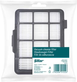 Sillar stofzuigerfilter, wasbaar, HEPA-filter, herbruikbaar, geschikt voor Bosch Serie 2, Amica Surazo, Yugo Ora stofzuigers, vervanging 17001740 / BBZ152EF - 17006053, 1 stuck — thumbnail 4