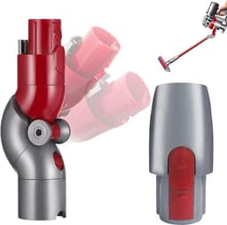 2 Stuks Vervangende Adapter - Geschikt Voor Dyson V7 V8 V10 V11 V15 Stofzuigeraccessoires - Adapter - Hoek Opzetstuk - Geschiktvoor Het Reinigen Van Vloeren En Hoeken - 1 Bovenste Adapter, 1 Onderste Adapter — thumbnail 1