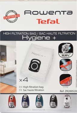 Rowenta Hygiëne+ ZR2005 - Stofzuigerzakken - 4 Stuks - HEPA - Geschikt voor Allergieën - Origineel Accessoire — thumbnail 1