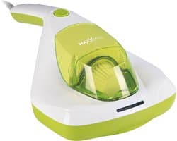 MAXXMEE Mite handstofzuiger compact met UV-C licht - wit/limegroen