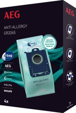 AEG stofzuigerzakken s-bag Anti Allergy 4 stuks GR206s — thumbnail 1