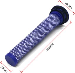 HEPA Filter set geschikt voor Dyson V6 DC59 HEPA Vervanging Pre-Filter (DY-96674101) en Post-Filter (DY-96566101) Wasbaar Motor filter Onderdelen — thumbnail 3