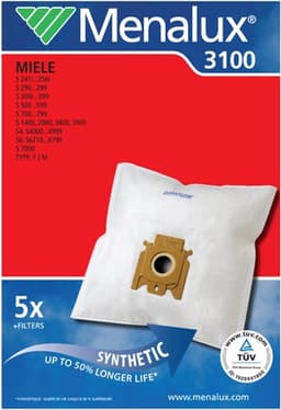 MENALUX - STOFZUIGERZAK SYNT MIELE S246 S262 S500 3100 5 STUKS - 9001961508 — thumbnail 2