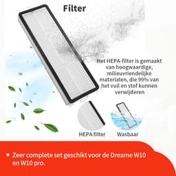 Replacements® Onderdelen set geschikt voor Dreame W10 - W10 Pro - 10-delig — thumbnail 4