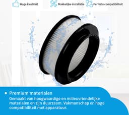 Replacements® Motorfilters geschikt voor Rowenta X-Force Flex 11.60 - 12.6 - 14.60 en 15.60 - ZR009008 - 3 stuks — thumbnail 5