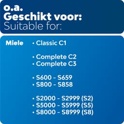 10x Dparts stofzuigerzakken geschikt voor Miele GN - met motorfilter - HyClean 3D Efficiency gn stofzakken - Complete C2 C3 - Classic C1 - S8 S5 S2 - MI40 zakken — thumbnail 4