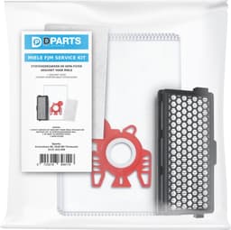 10x Dparts stofzuigerzakken en 1 HEPA filter geschikt voor Miele FJM - met motorfilter - HyClean 3D Efficiency - Compact C1 C2 - S4000-4999 (S4) - S6000-6999 (S6) - hepafilter stofzuigerfilter SF AA 50 Active AirClean uitblaasfilter — thumbnail 4