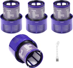 SIDANO® HEPA filter - geschikt voor Dyson V10, SV12 stofzuigers - (4 filters + borstel) — thumbnail 1