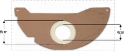 5x Dparts stofzuigerzakken en 1 filter geschikt voor Karcher WD2 en MV2 series - voor series A2004 A2054 WD 2.200 2.210 2.240 2.250 - nr. 6.904-322.0 - 6.414-552.0 — thumbnail 3