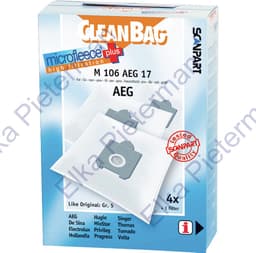 CleanBag stofzuigerzakken 4 stuks - Geschikt voor AEG Ingenio Smart Vampyrino - Gr 5S - Inclusief 1 filter - Alternatief — thumbnail 1