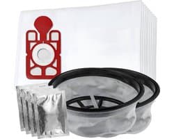 10x Stofzuigerzak en 2x filter set geschikt voor 12" Numatic Henry en Hetty / James - PPR240 - Model NVM-1CH 604015 - Inclusief geurzakjes