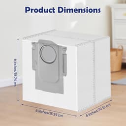 PolkaHome® 12 Stuks stofzuigerzakken geschikt voor Roborock Q5 Max+, Q5 Pro+, Q8 Max+, Q7 Max+, S8+, S8 Pro Ultra, S7 Pro Ultra, S7 MaxV Ultra – Set van 12 Stuks, Vervangende Stofzakken, Robotstofzuiger Accessoires voor Roborock Q5, Q7, S7, S8, Q7+ — thumbnail 3