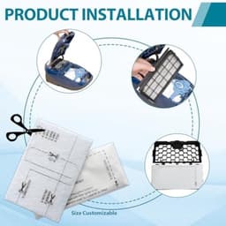 Set van 16 filters geschikt voor Miele stofzuiger, incl. Motorbeschermingsfilters — thumbnail 3