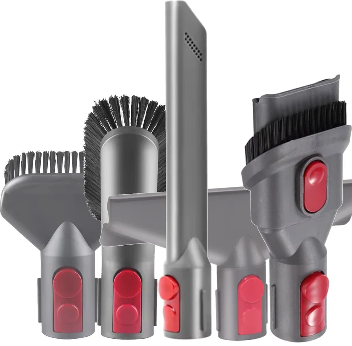 Opzetstukken set geschikt voor Dyson V15 V11 V10 V8 Steelstofzuiger - Mondstuk - Zuigmond - Borstel - Onderdelen Accessoires vervanging — afbeelding 1