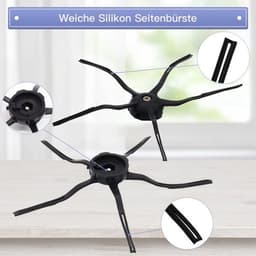 Reserveonderdelen geschikt voor Roborock S7/S7 MaxV /S7 MaxV Ultra/T7/T7S/T7 Plus, 1 Hoofdborstel, 4 Zijborstels, 2 HEPA-Filters, 2 Mopdoeken, 1 Borstel, in Totaal 10 Stuks S7 MaxV Ultra Accessoires — thumbnail 3