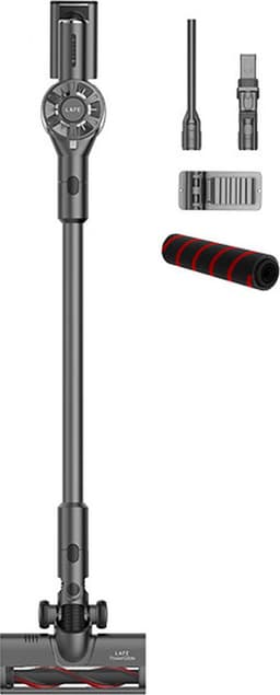 Lafe PowerGlide 2 in 1 Snoerloze Steelstofzuiger Met LED Verlichting 200W - 2200 mAh 35min Werkingstijd - 0,5L Zakloze Tankinhoud - Multi-Cycloonfiltratiesysteem - Zwart — thumbnail 4