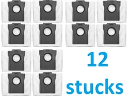 12 x stofzuigerzak voor de robot Dreame X30 - X40 - L10s ultra pro heat - X50 - Grote capaciteit tot 3L - beste kwaliteit vervangingen - voor Dreame L10s pro Ultra/L10s Pro Ultra Heat/X40 Ultra E12/L40 Ultra/L10s Ultra Gen2 - stofzuigerzakken — thumbnail 1