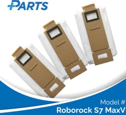 Roborock S7 MaxV Stofzakken (3 Stuks, Plus.Parts® alternatief voor 8.02.0101) — thumbnail 1
