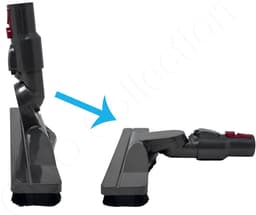 Flexibele Parketborstel - Stofzuigermond - Mondstuk - Opzetstuk - borstel - geschikt voor Dyson V7 V8 V10 V11 V12 V15 Gen5 (sv11 sv10 sv12 sv14 sv15 sv16 sv17 sv20 sv22 sv23 sv25 sv27 sv28 sv30 sv46) — thumbnail 5