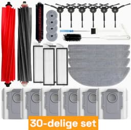 Dutchers® 30-delige accessoires set - Robotstofzuiger - Stofzuigerzakken - Stofzakken - Geschikt voor Roborock s8, s8 plus, s8 pro — thumbnail 1