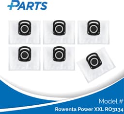 Rowenta Power XXL RO3134 Stofzakken (6 Stuks, Plus.Parts® alternatief voor ZR200540) — thumbnail 1