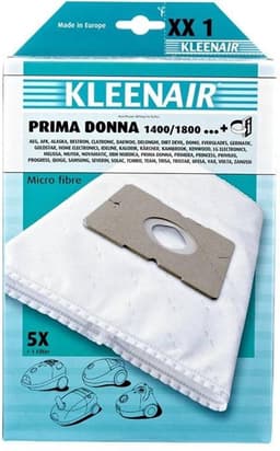 Kleenair Prima Donna 1400-1800 XX-1 - Stofzuigerzakken - Stofzuigerfilter — thumbnail 3